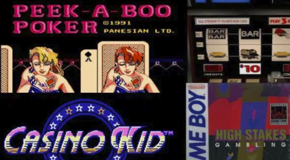 Casino KID Game Boy Peek A Boo Poker Korttipeli